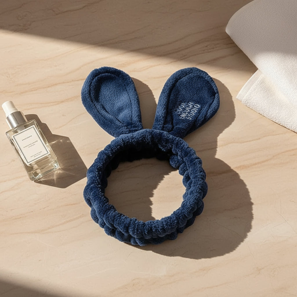 Bandeau Doux pour Soins Visage – Style Baddie Chic avec Nœud ou Oreilles