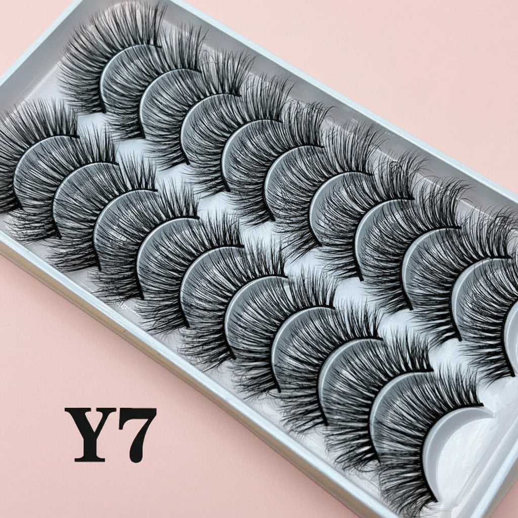 Volume Russe 3D – 10 Paires Effet Fluffy Croisé