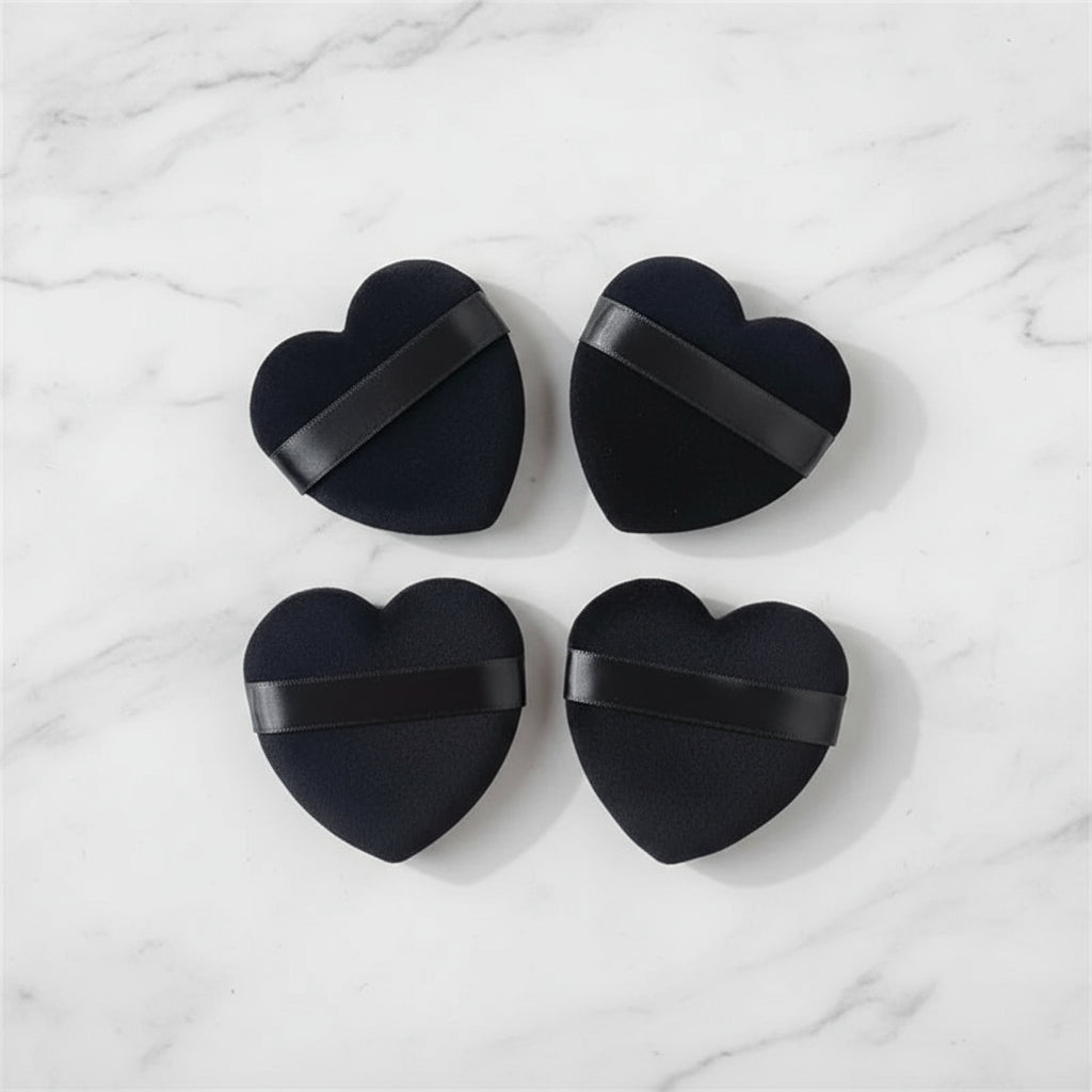 Éponge Maquillage Velours Coeur – Douce & Confortable