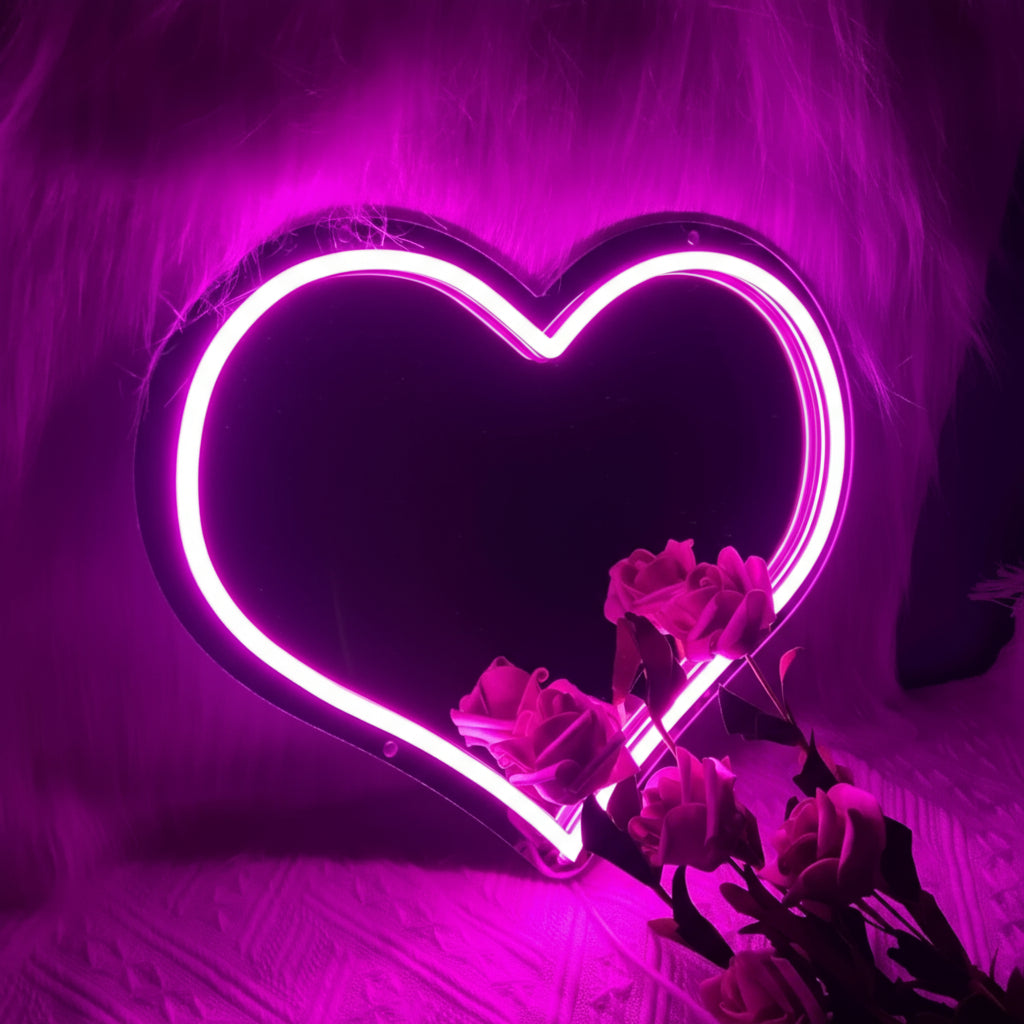 Néon LED Cœur – Lumière