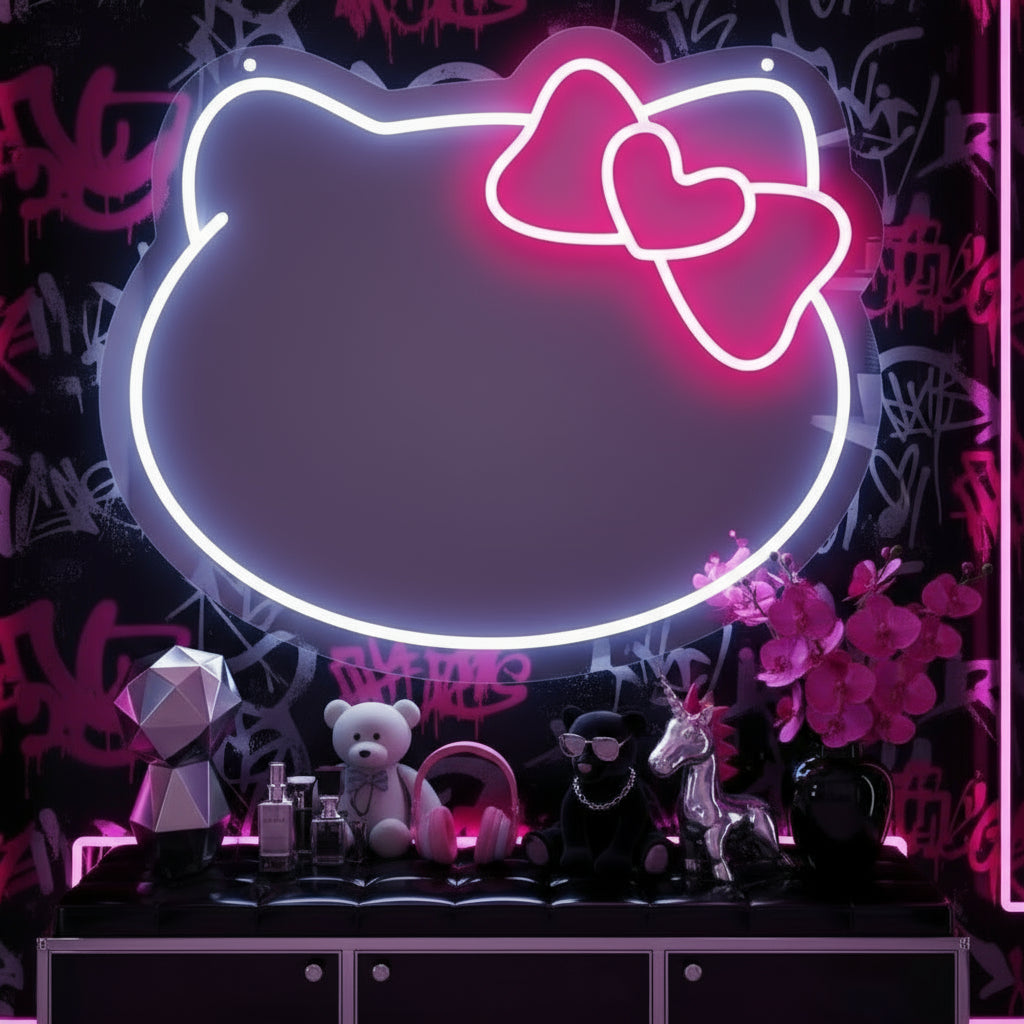 Miroir Néon Kawaii