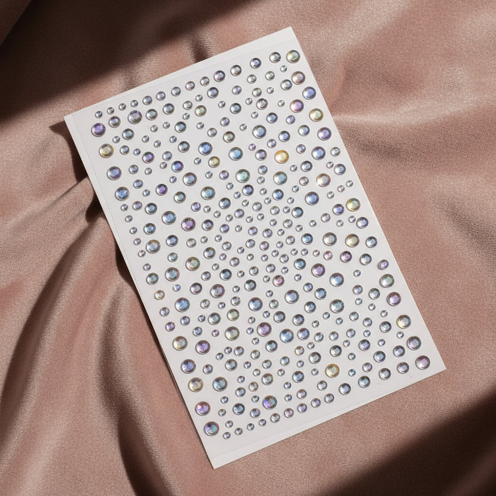 Plaquette de 900 Strass Visage Arc-en-Ciel – Autocollants