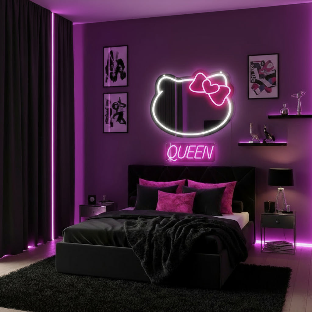 Miroir Néon Kawaii