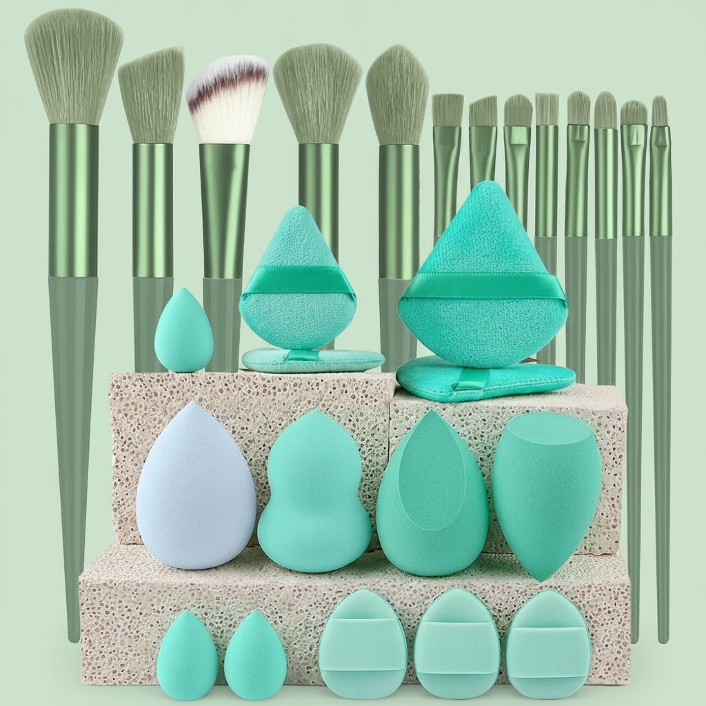Kit de Pinceaux Maquillage Professionnel 8 à 29 Pièces – Doux & Polyvalents