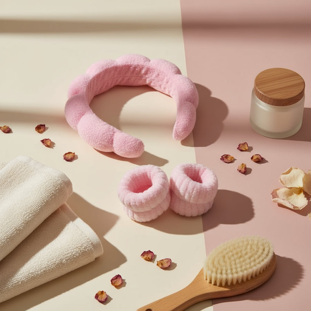 Bandeaux de Maquillage et Éponges Nuage
