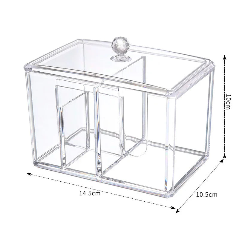 Organisateur Maquillage Transparent – Boîte de Rangement en Acrylique