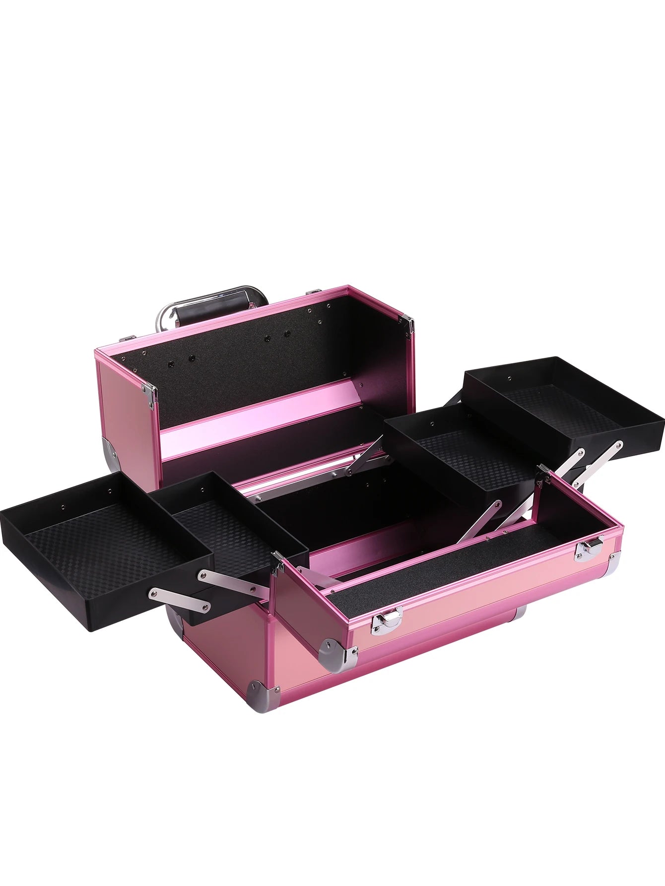 Mallette Maquillage Professionnelle – Boîte Portable en Aluminium
