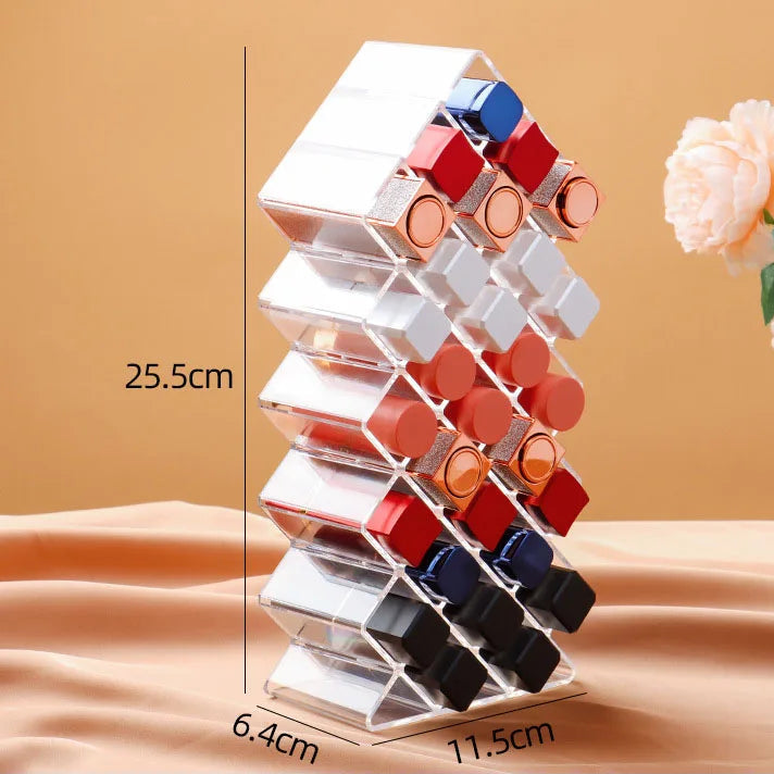 Organisateur Maquillage Transparent – Boîte de Rangement en Acrylique