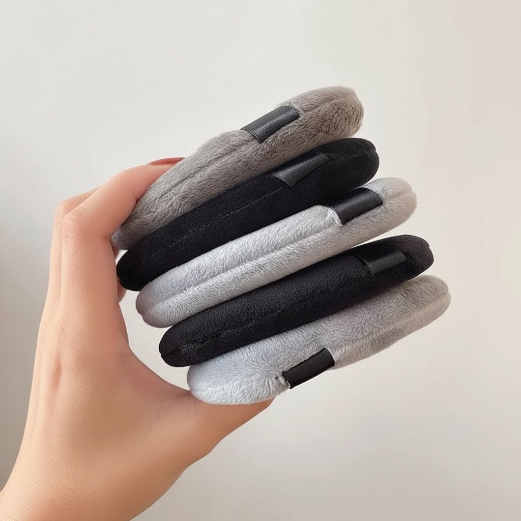Grande Éponge de Maquillage Velours – Forme Goutte 10 cm