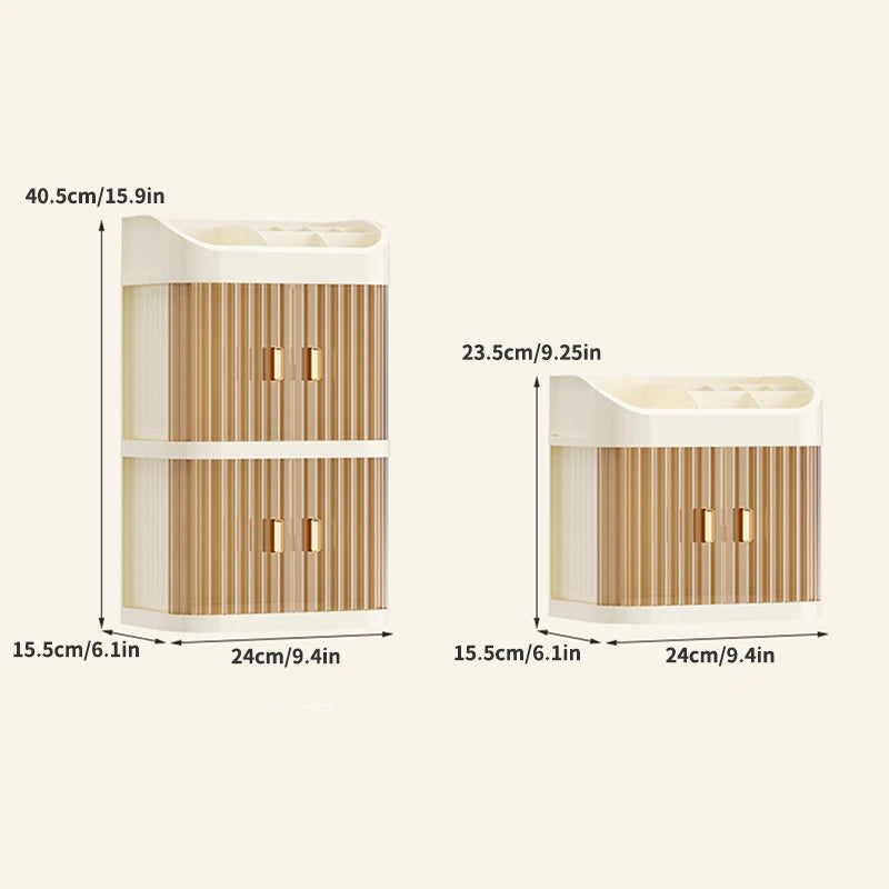 Boîte de Rangement Cosmétique à Tiroirs – Grande Capacité