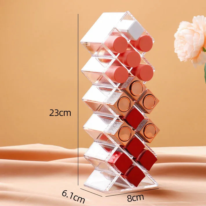 Organisateur Maquillage Transparent – Boîte de Rangement en Acrylique