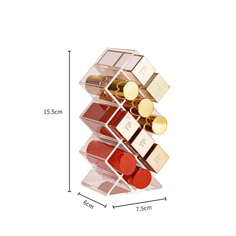 Organisateur Maquillage Transparent – Boîte de Rangement en Acrylique